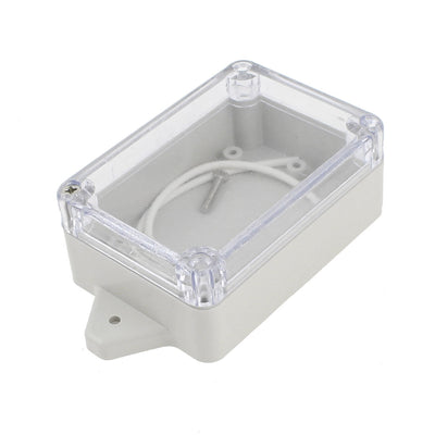 uxcell Uxcell 83mm x 58mm x 33mm Dustproof IP65 Plastic DIY Junction Box Power Protection Case