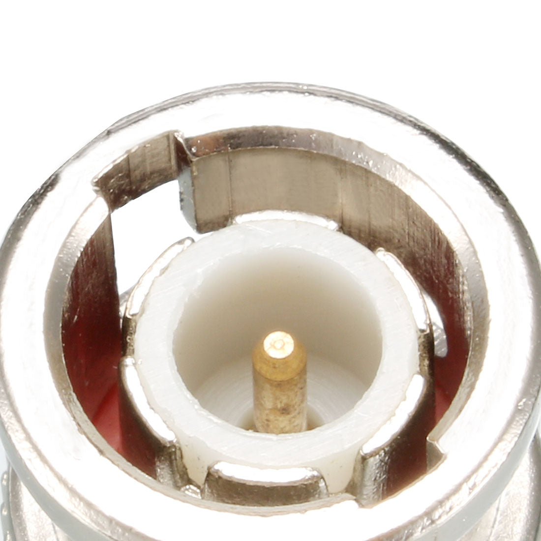 uxcell Uxcell BNC Male to TNC Female Jack M/F Straight Type Adapter Connector Metal Silver Tone