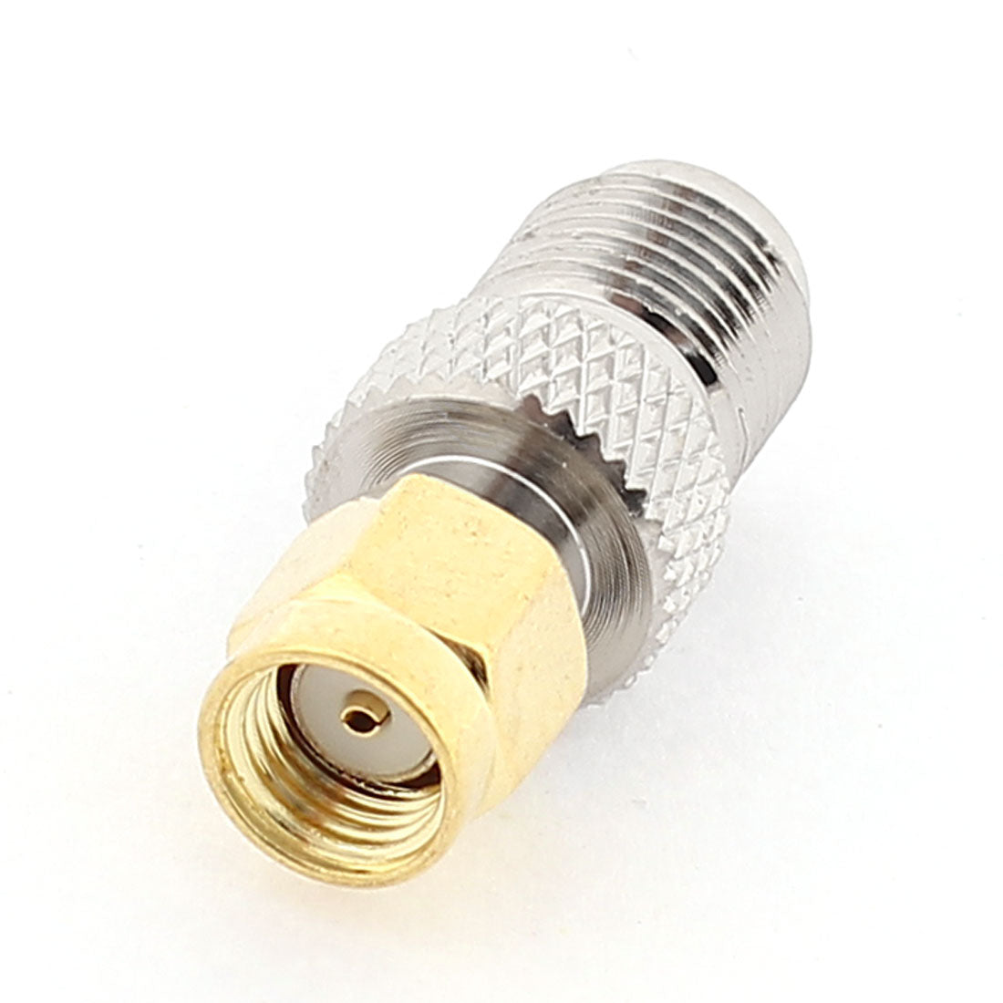 uxcell Uxcell RP-SMA Male to F Type Female Jack M/F Straight Adapter Coax Cable Connector