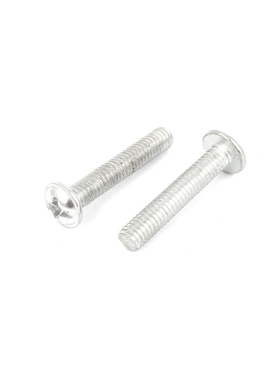 Harfington Uxcell Drawer Dresser Screw Mounted Silver Tone Alloy Steel Pull Handle 5.5" Long