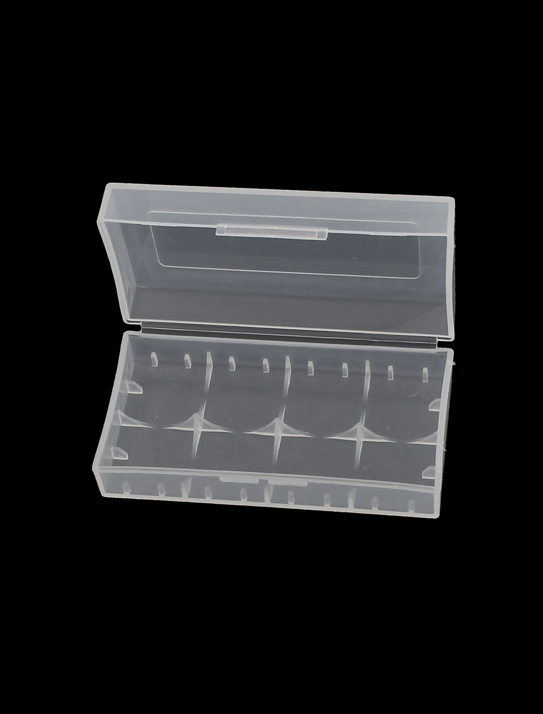 uxcell Uxcell Clear White Rectangle Storage Box Case Container for 18650 Battery