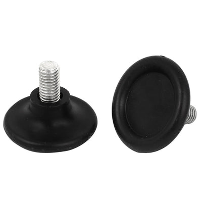 uxcell Uxcell 10mm x 45mm x 35mm Thread Furniture Glide Leveling Feet Foot Mounts 2 Pcs