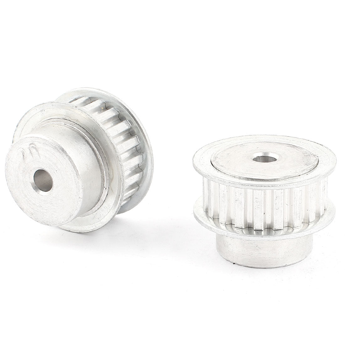 uxcell Uxcell 2 Pcs Aluminum XL Type 20T 20 Teeth 6mm Diameter Bore Timing Belt Pulley