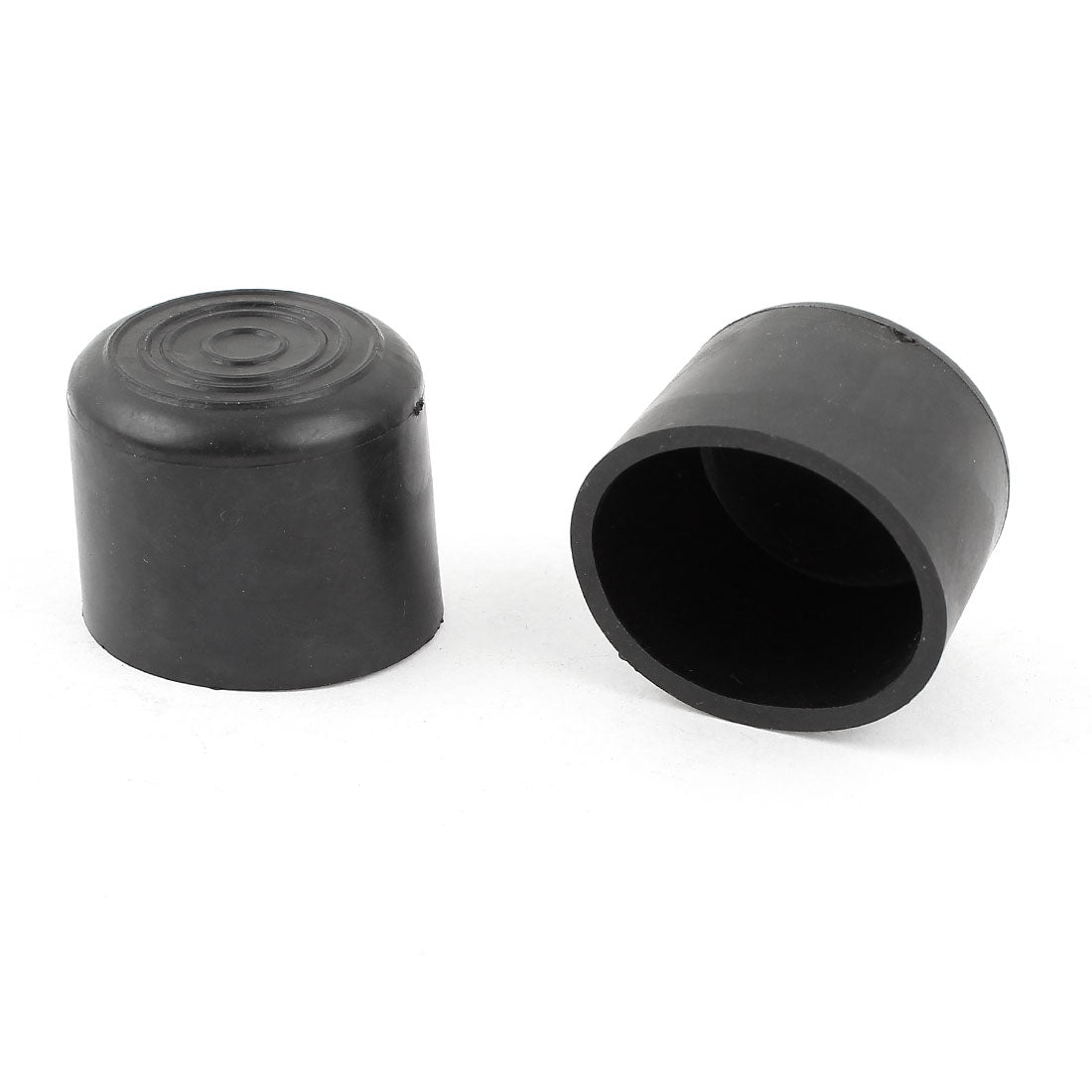 uxcell Uxcell 3cm Inner Dia Round Rubber Furniture Leg Foot Cover Holder Protector 2 Pcs