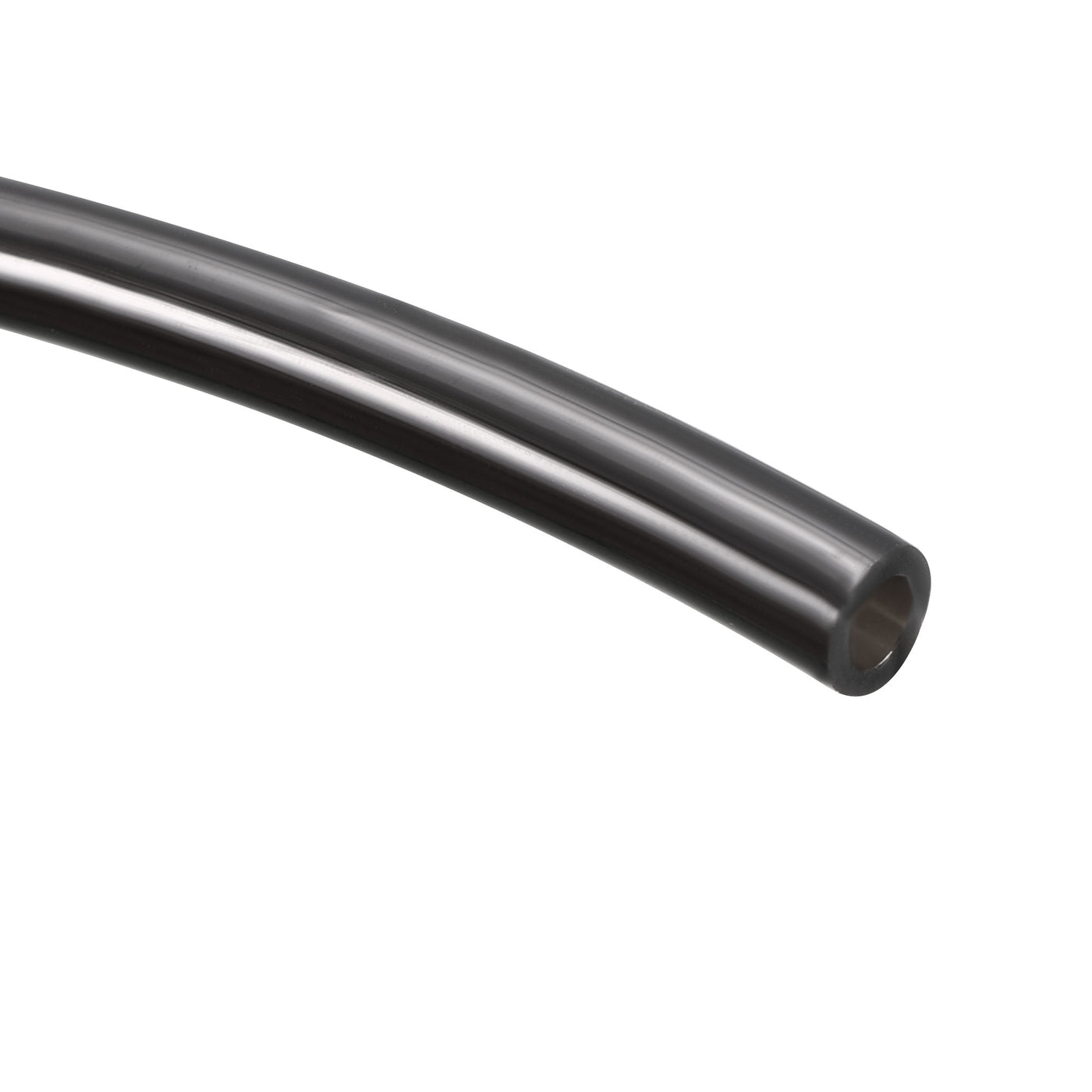 uxcell Uxcell Air Pneumatic Fitting Polyurethane Tube Black PU Hose Pipe 4mm x 2.5mm 15m 49ft