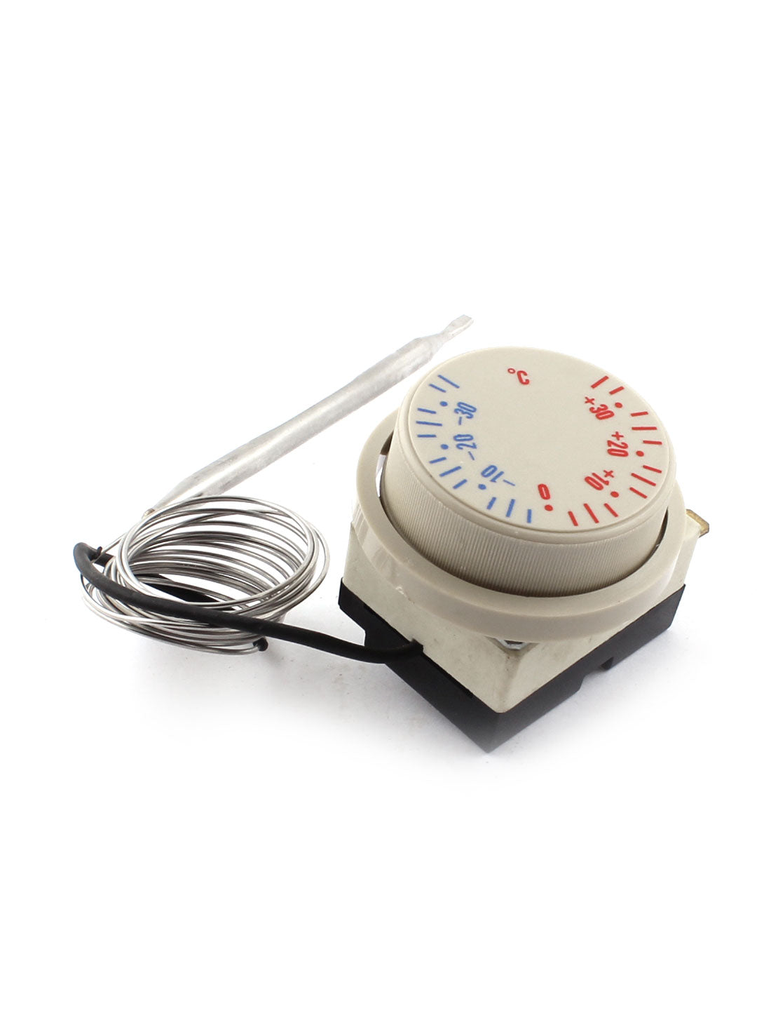 uxcell Uxcell AC 250V 16A AC380V 2A Adjustable Dial Marked -30 to 30C Temperature Switch Refrigerator Thermostat