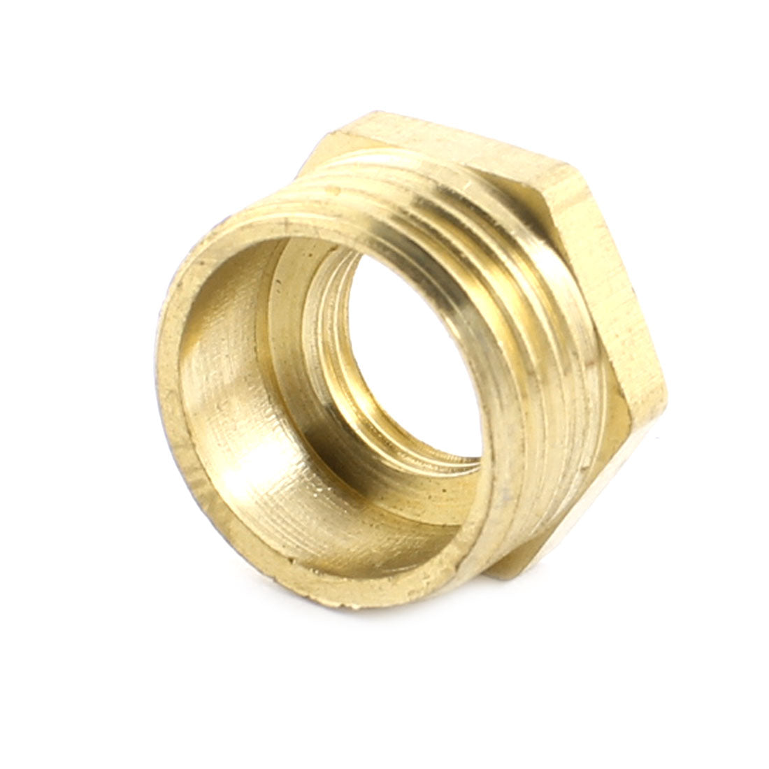 uxcell Uxcell 1/2PT x 1/4PT Male/Female Thread Air Pipe Hose Tube Fittings Hex Head Socket Adapter Connector Caps