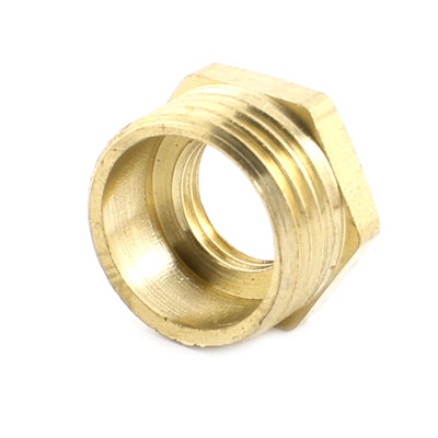 uxcell Uxcell 1/2PT x 1/4PT Male/Female Thread Air Pipe Hose Tube Fittings Hex Head Socket Adapter Connector Caps