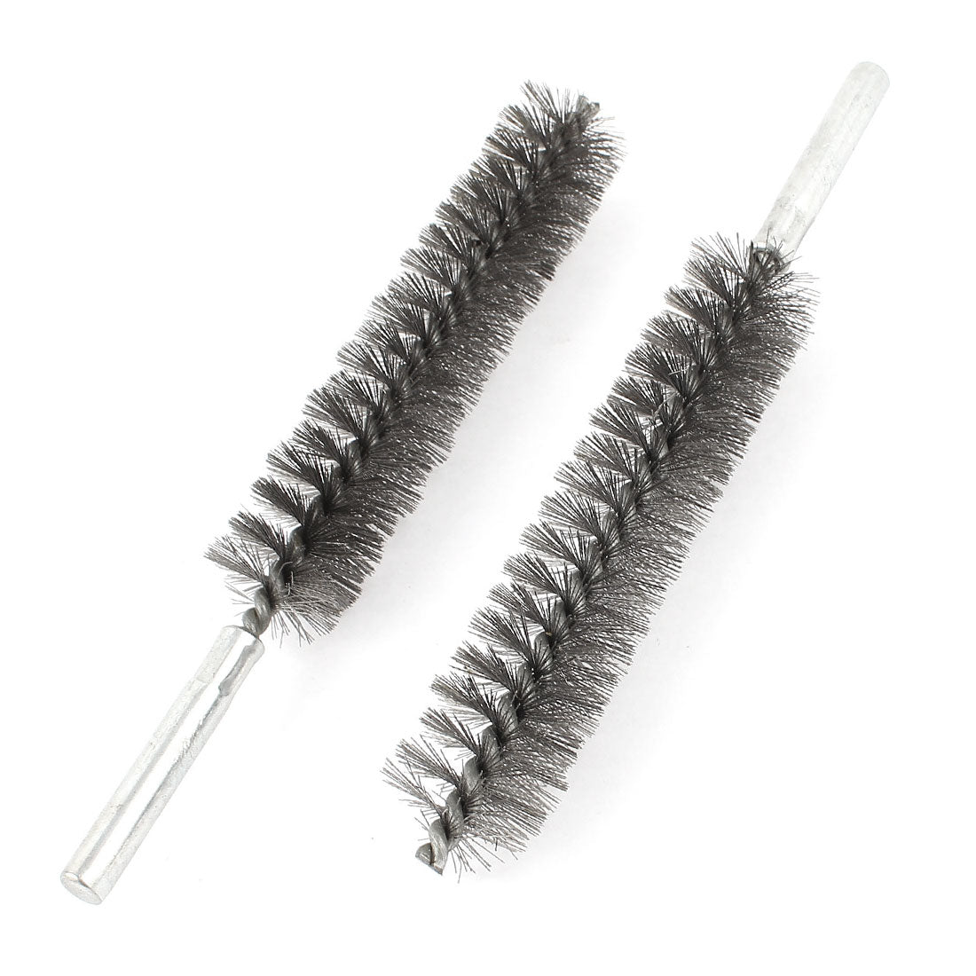Harfington 18cm Length 25mm Diameter Stainless Steel Wire Tube Cleaning Brush 2 Pcs