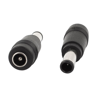Harfington Uxcell 5 Pcs 6.0mmx4.0mm Male to 5.5x2.5mm Female DC Power Jack Coupler w Pin