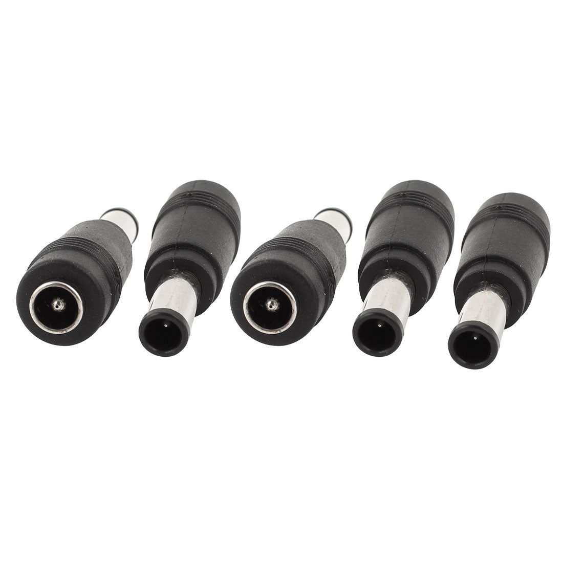 uxcell Uxcell 5 Pcs 6.0mmx4.0mm Male to 5.5x2.5mm Female DC Power Jack Coupler w Pin