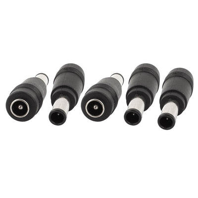 uxcell Uxcell 5 Pcs 6.0mmx4.0mm Male to 5.5x2.5mm Female DC Power Jack Coupler w Pin