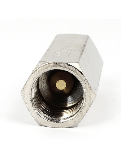 Harfington Uxcell 5Pcs 1/4BSP Female Thread Water Air Pneumatic Non-Return Straight Single One Way Check Valve