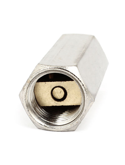 Harfington Uxcell 5Pcs 1/4BSP Female Thread Water Air Pneumatic Non-Return Straight Single One Way Check Valve