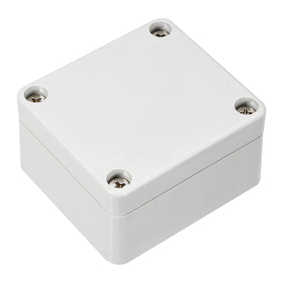 uxcell Uxcell 2pcs 2.48" x 2.24" x 1.38" (63mmx57mmx35mm) ABS Junction Box Universal Project Enclosure