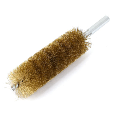 uxcell Uxcell 15cm Length 30mm Dia Spiral Twisted Brass Wire Tube Cleaning Brush