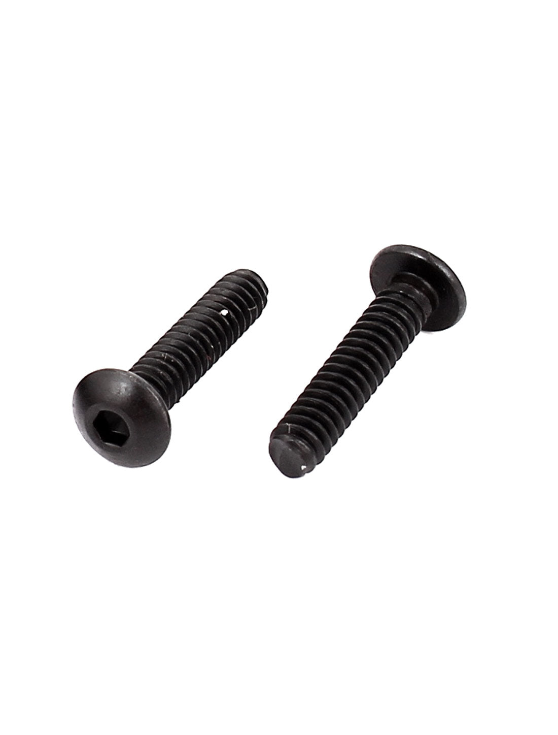 Harfington #6-32 x 5/8" UNC Alloy Steel Hex Socket Button Head Machine Screws Black 20 Pcs