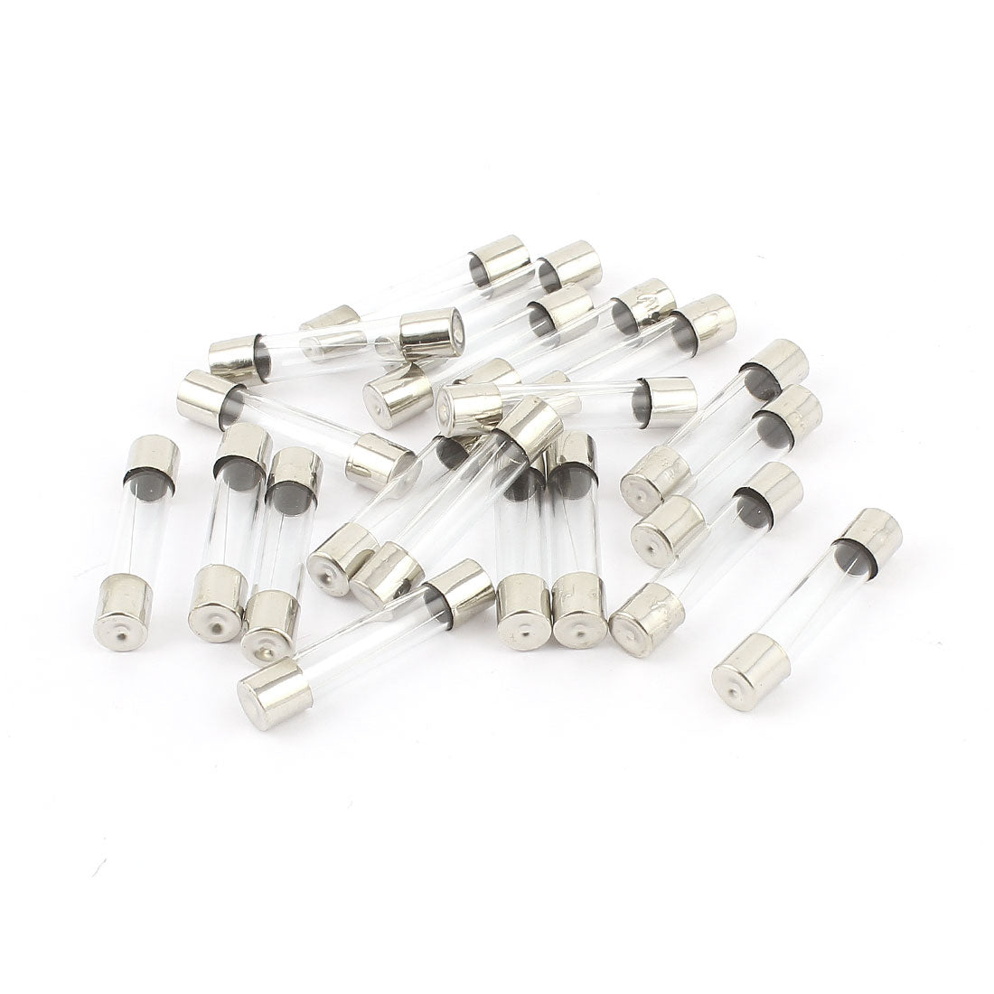 uxcell Uxcell 20pcs 6x30mm Quick Blow Fast Acting Low Breaking Capacity Cartridge Glass Tube Fuse 4A 250V