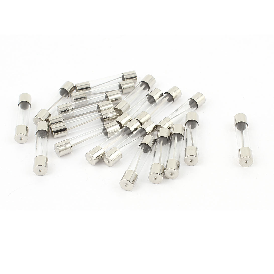 uxcell Uxcell 20pcs 6x30mm Quick Blow Fast Acting Low Breaking Capacity Cartridge Glass Tube Fuse 30A 250V