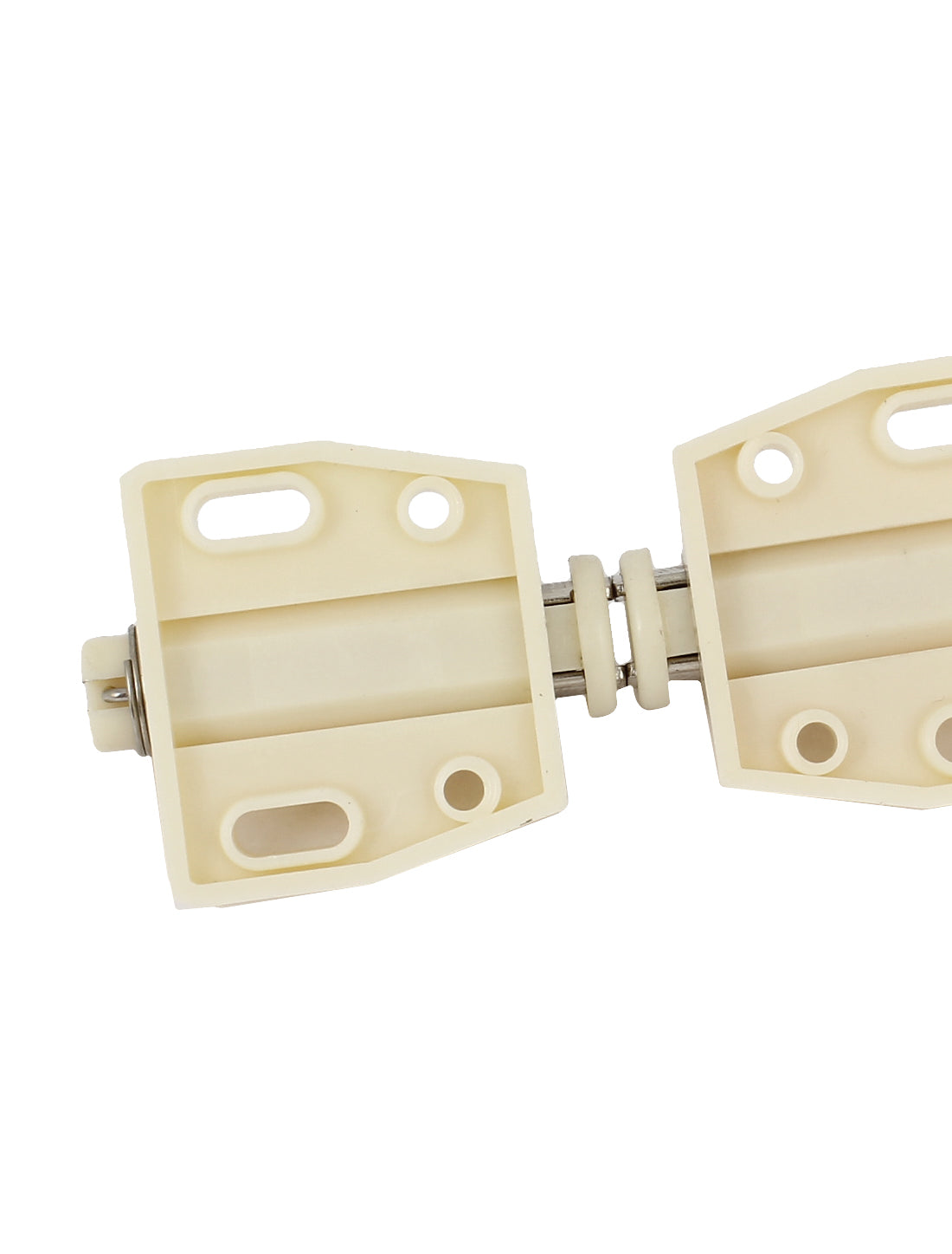 uxcell Uxcell Closet Cabinet Kitchen Door Magnetic Push to Open Touch Catch Latch Beige 4pcs