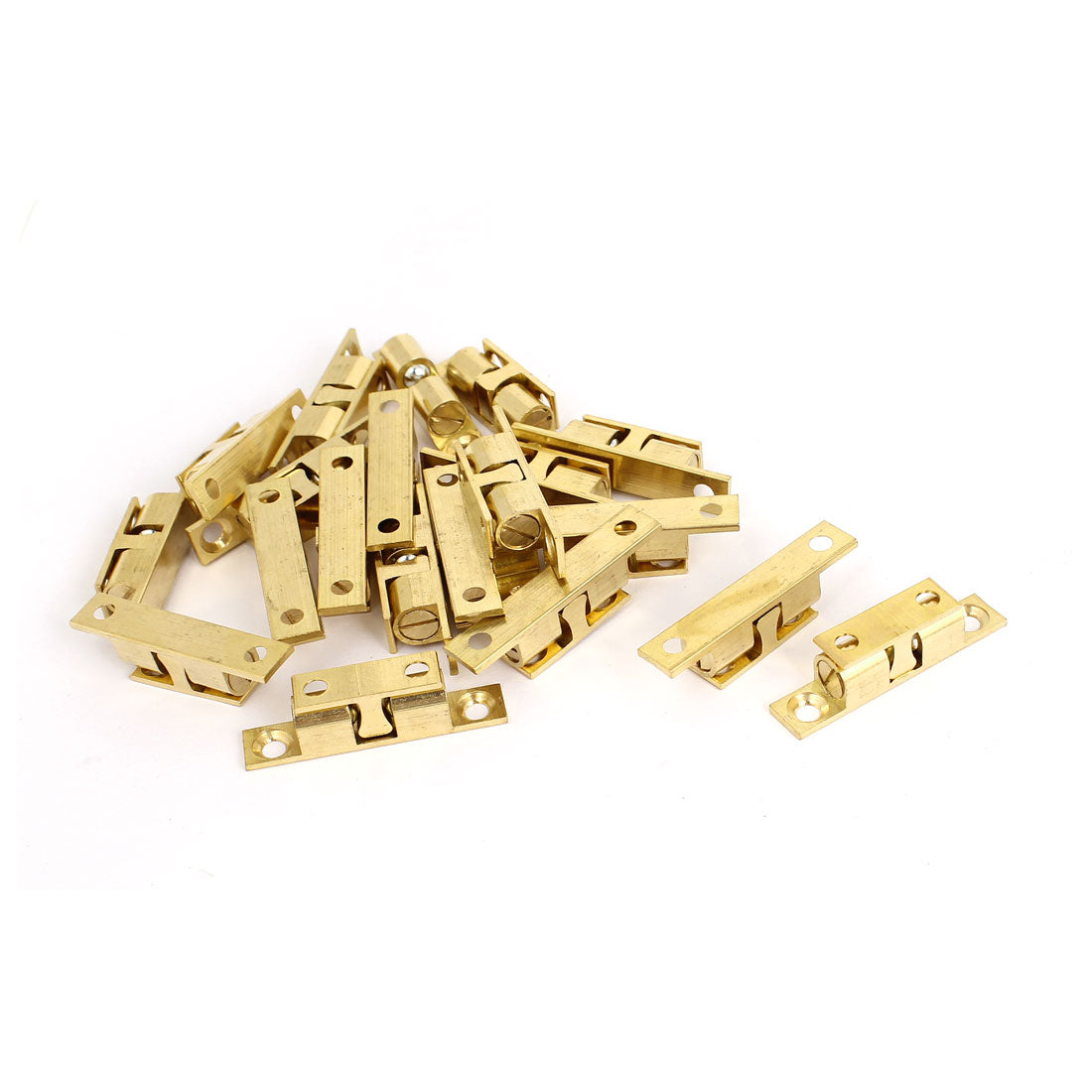 uxcell Uxcell Furniture Cabinet Door Brass Double Ball Roller Catch Latch