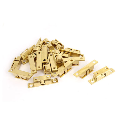 Harfington Uxcell Furniture Cabinet Door Brass Double Ball Roller Catch Latch