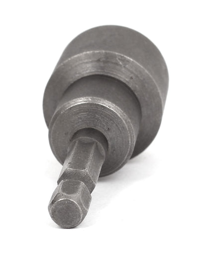Harfington Uxcell 1/4" Shank 18mm Hex Socket Magnetic Nut Driver Bit Adapter Gray
