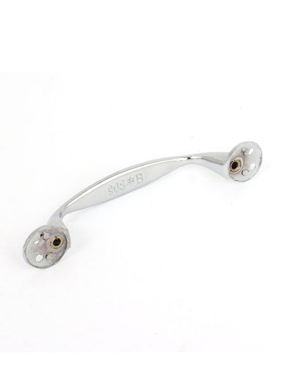 Harfington Uxcell Cabinet Cupboard Drawer Door Alloy Bow Pull Handle Knob Silver Tone 12cm Length