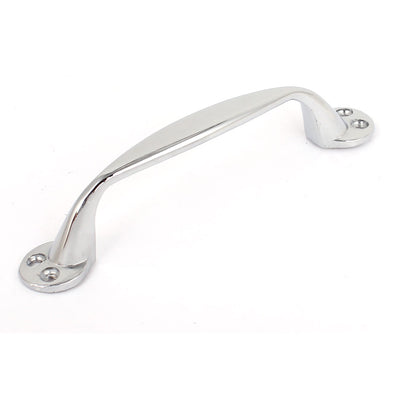 Harfington Uxcell Cabinet Cupboard Drawer Door Alloy Bow Pull Handle Knob Silver Tone 12cm Length