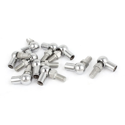Harfington 8mm Thread Diameter L Shaped Ball Joint Rod End Bearing 10 Pcs test
