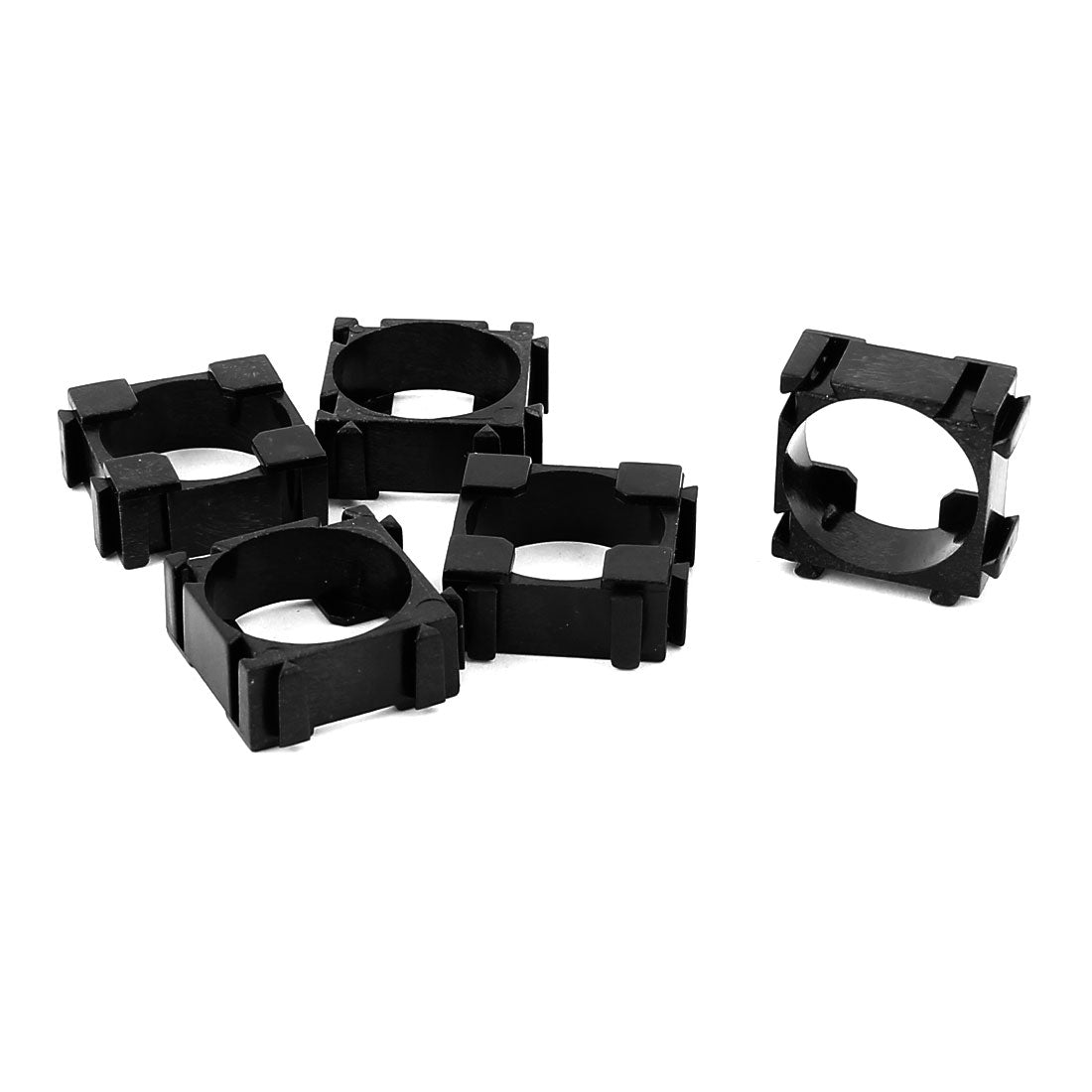 uxcell Uxcell 5 Pcs 18650 Lithium Ion Cell Battery Holder Bracket for DIY Battery Pack