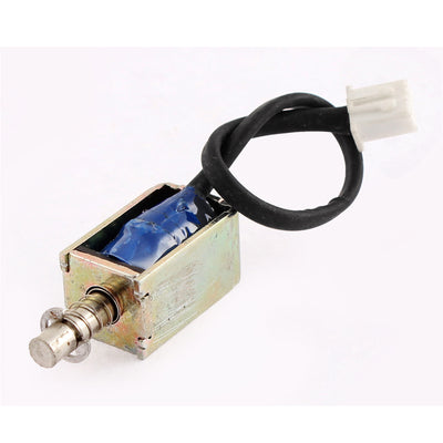 uxcell Uxcell DC 4.5V 0.5A Pull Type Electric Lifting Magnet Solenoid Electromagnet