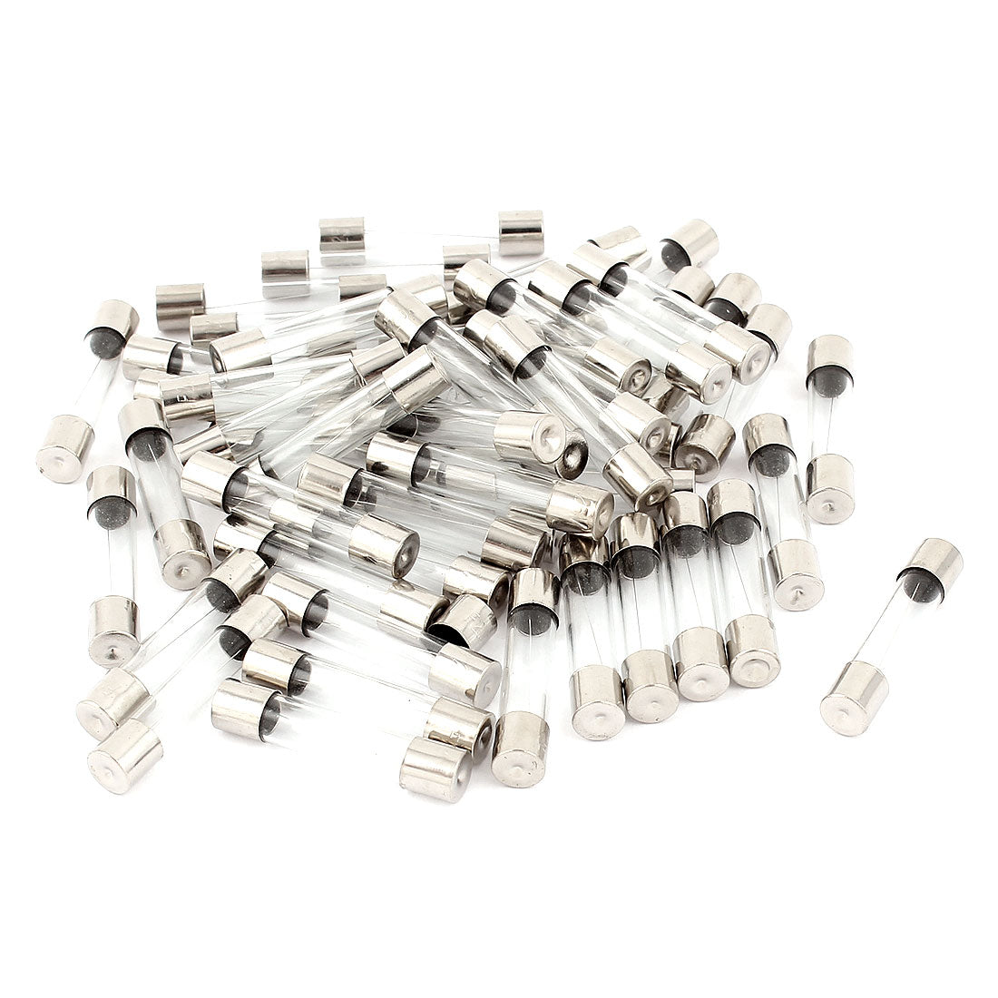 uxcell Uxcell 250V 0.5Amp Fast Quick Blow Glass Tube Fuses 6mm x 30mm 50pcs