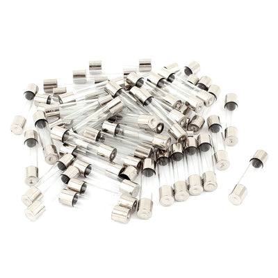 uxcell Uxcell 250V 0.5Amp Fast Quick Blow Glass Tube Fuses 6mm x 30mm 50pcs