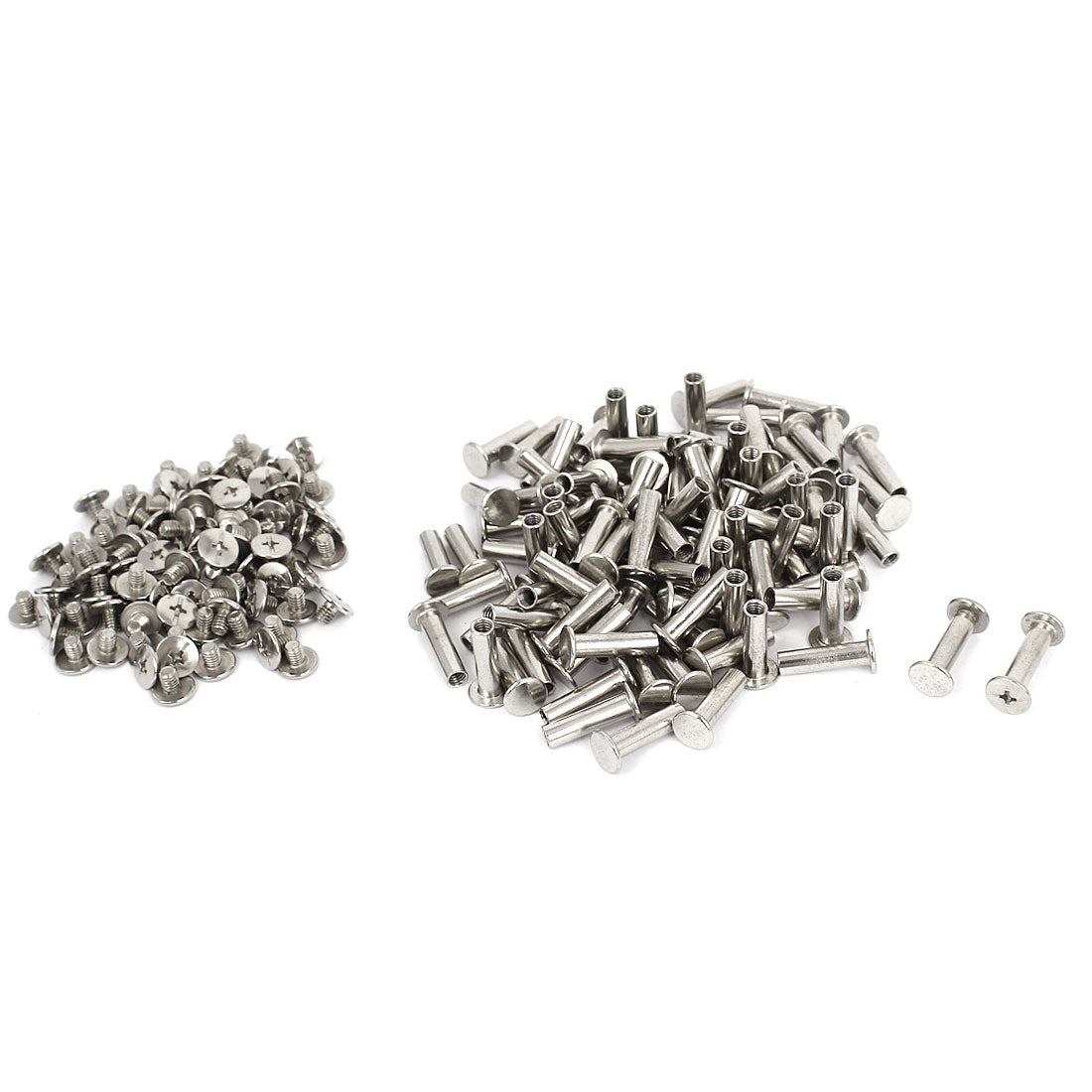 Harfington Scrapbook Photo Albums Nickel Plated Binding Screw Post