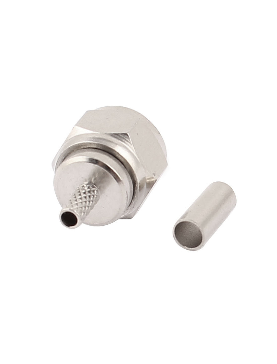 uxcell Uxcell F Type Male Right Angle Female Connector RG58 RF Cable Crimp