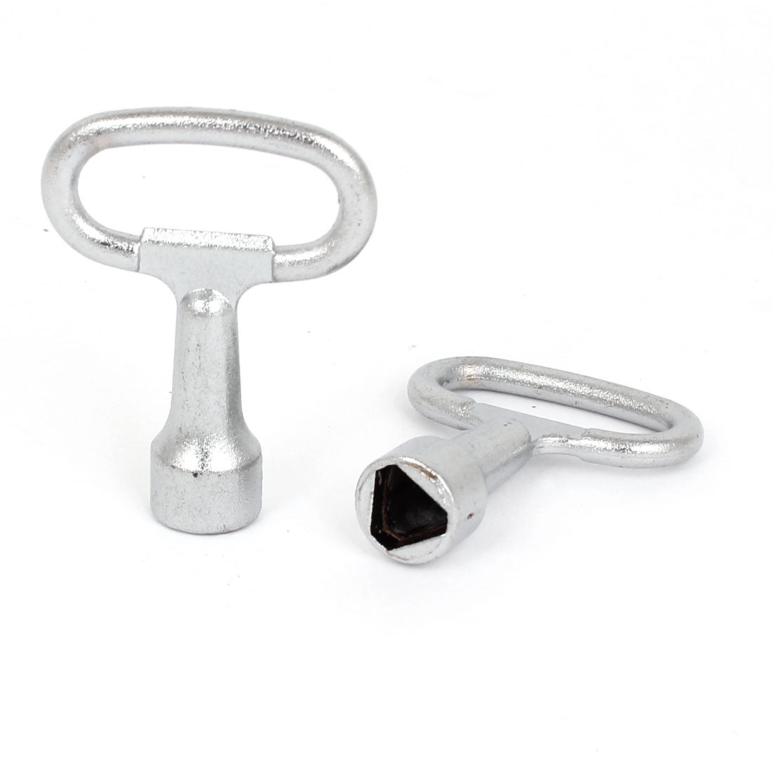 uxcell Uxcell 2pcs Triangle Utility Key for Electric Meter Box Cupboard Panel Lock