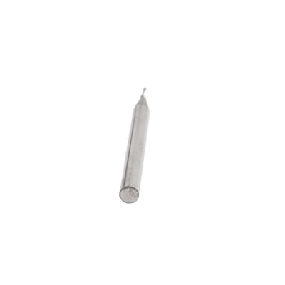 Harfington 1/8" Shank 1mm x 3mm Carbide Single Flute Spiral End Mill CNC Router Bit