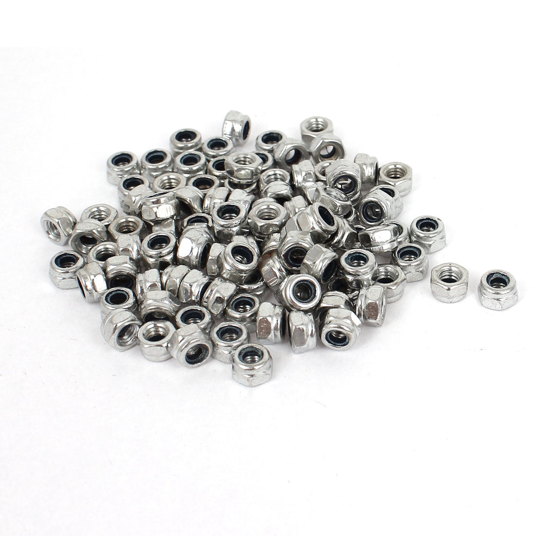 Harfington Zinc Plated Nylon Insert Hex Lock Nuts