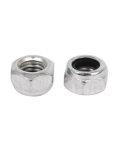 Harfington Zinc Plated Nylon Insert Hex Lock Nuts