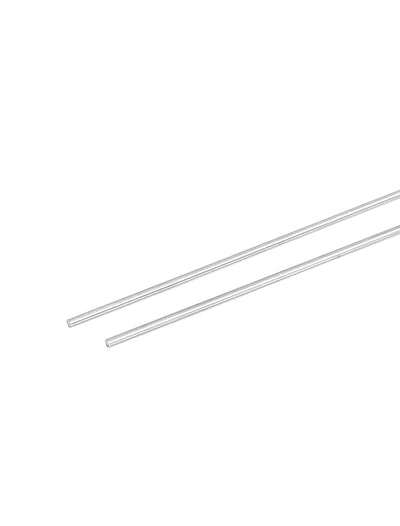 Harfington Uxcell 20 Pcs Steel Rod Bar Round Stock Lathe Tools 1.5mm Dia 100mm Length