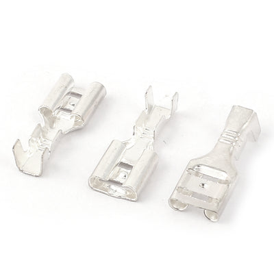 Harfington Uxcell 30 Pcs Speaker 6.3mm Crimp Female Spade Terminal Connector