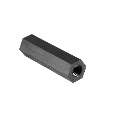 Harfington Uxcell 50Pcs M3x20mm Nylon Hex PCB Spacer Standoff Pillar Female Screw Nut Black