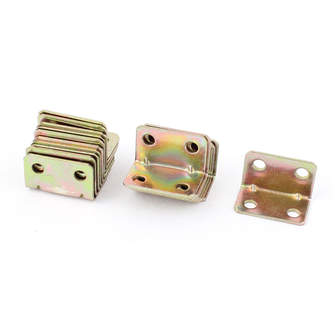 uxcell Uxcell 20pcs Shelf Cupboard Support Corner Brace Fixing Repair Angle Brackets