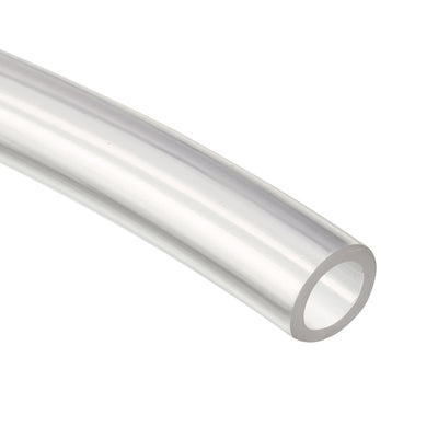 Harfington Uxcell 3Meters Length 8mm x 5mm Clear PU Polyurethane Flexible Tubing Pneumatic Pipe Tube Hose for Air Compressor