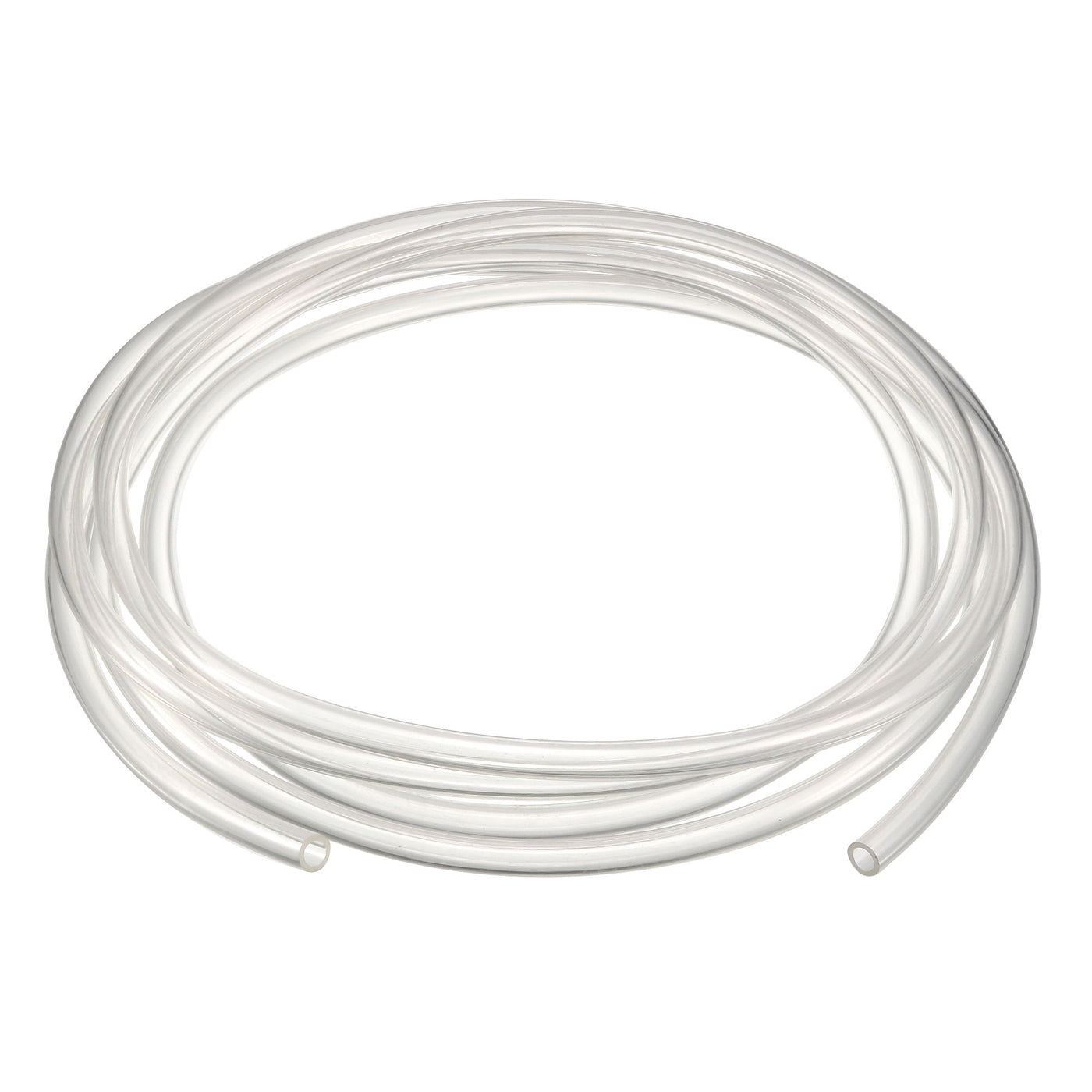 uxcell Uxcell 3Meters Length 8mm x 5mm Clear PU Polyurethane Flexible Tubing Pneumatic Pipe Tube Hose for Air Compressor
