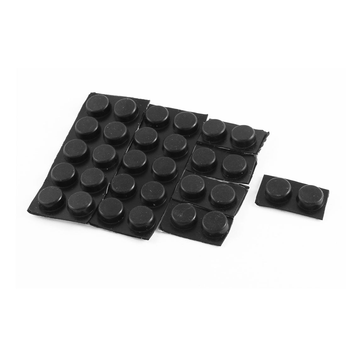 uxcell Uxcell Sofa Chair Table Scratch Protector Round Rubber Adhesive Furniture Pads 30pcs