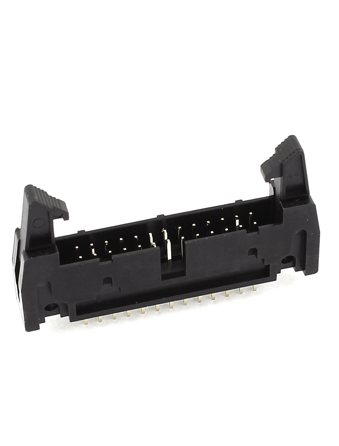 Harfington 4pcs 2.54mm Pitch 26 Pin FC Male Header IDC Socket Connector Black