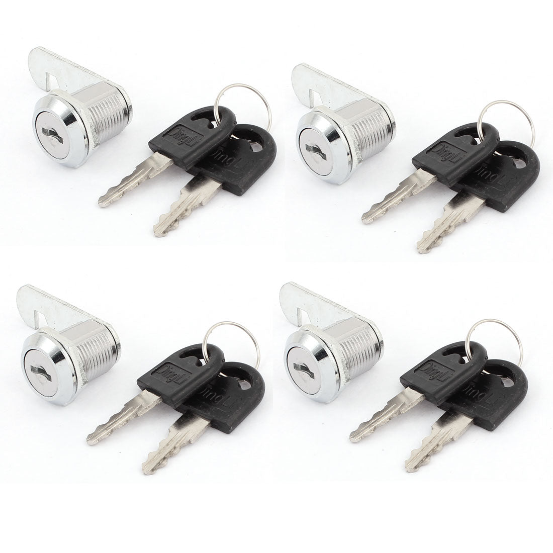 Harfington Mailbox Toolbox Enclosure Cabinets Desks Drawers Cam Lock 4pcs w Keys