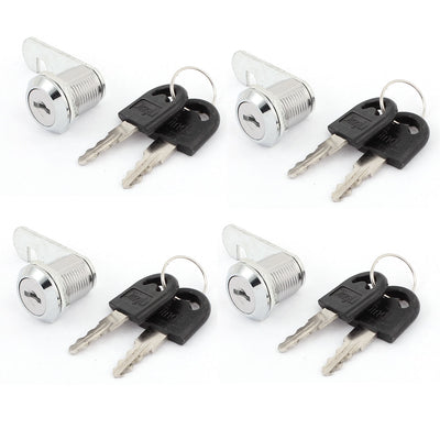 Harfington Mailbox Toolbox Enclosure Cabinets Desks Drawers Cam Lock 4pcs w Keys